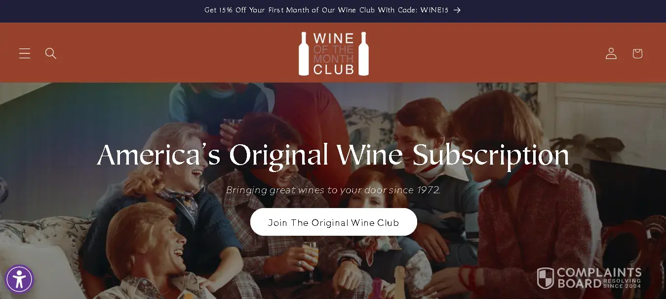 Wine of the Month Club Reviews, Complaints, Customer Claims