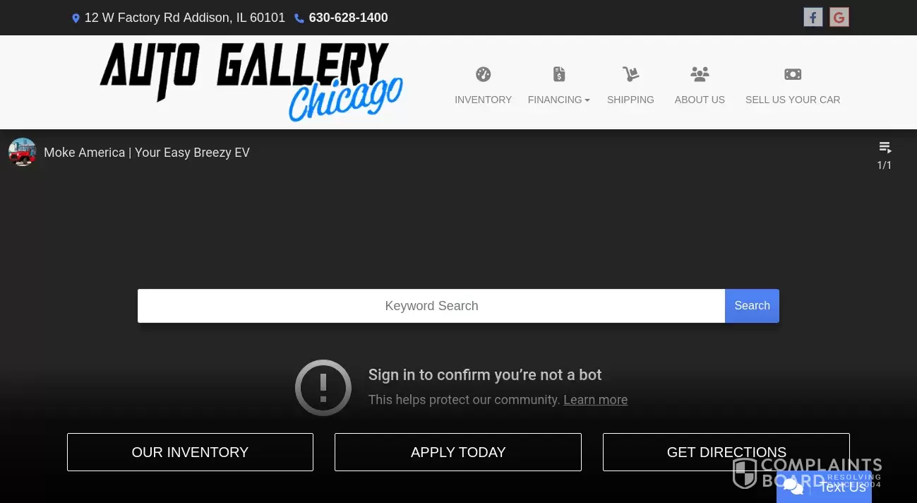 Auto Gallery Chicago Customer Service Phone, Email, Address, Contacts