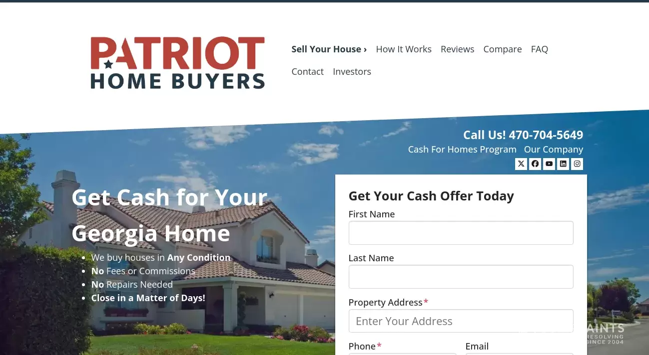 Patriot Home Buyers Reviews 2024 All You Need to Know ComplaintsBoard