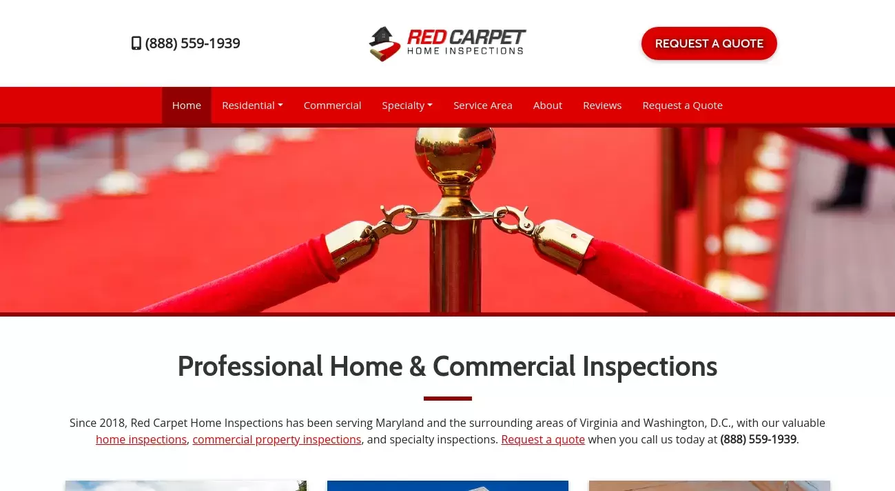 Red Carpet Home Inspections Phone, Email, Address, Customer Service