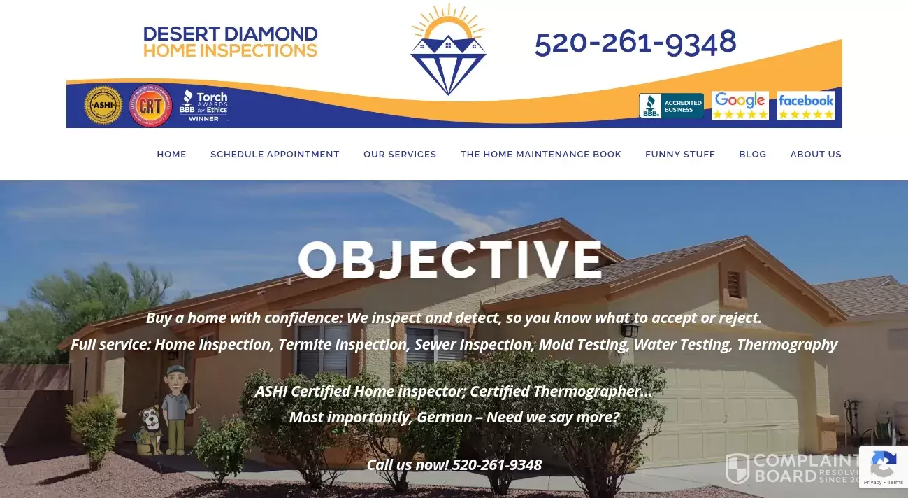 Legit Customer Reviews of Desert Diamond Home Inspections ComplaintsBoard