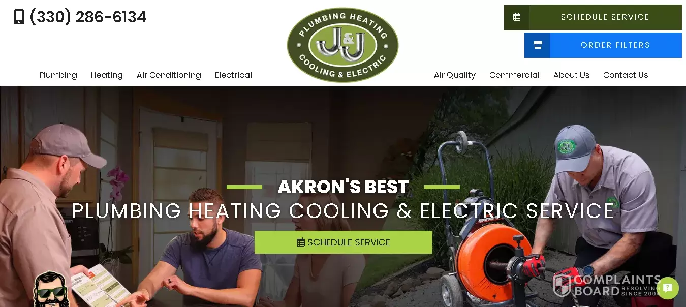 J&J Plumbing, Heating, Cooling, & Electric Complaints, Customer Claims