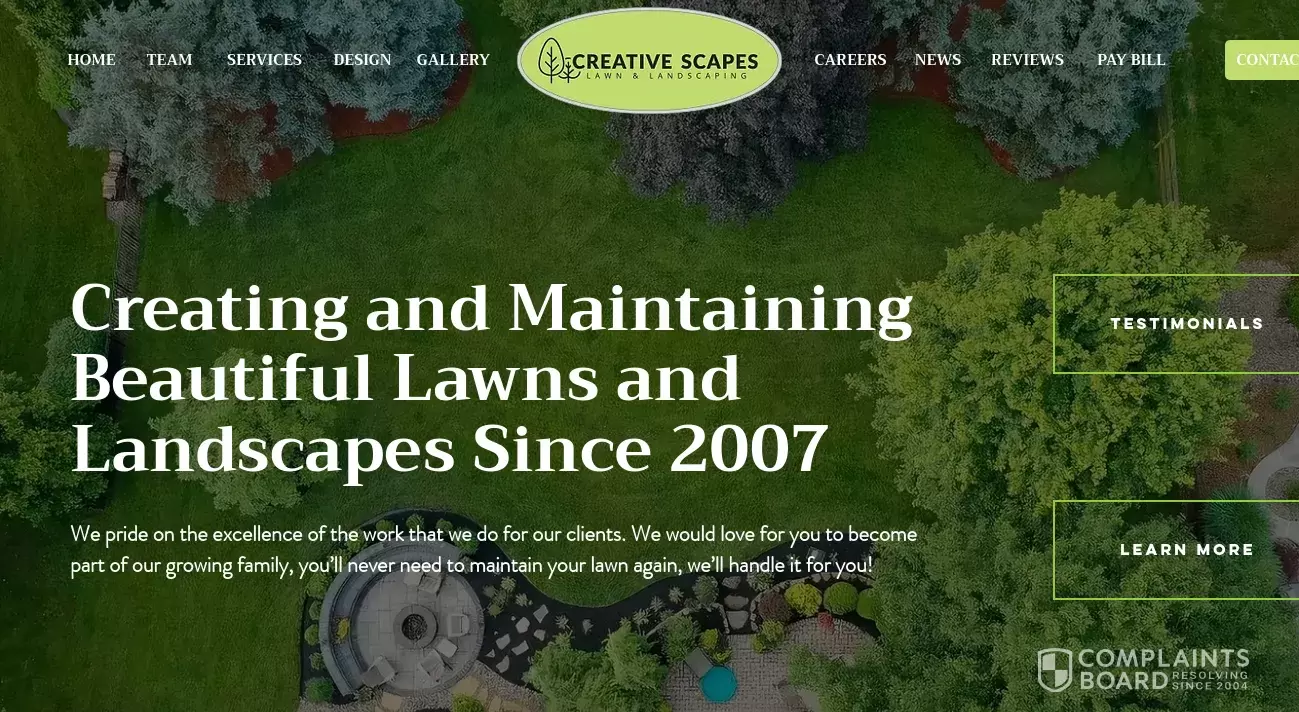 Creative Scapes Lawn & Landscaping Complaints, Customer Claims, Free