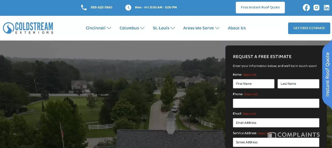 Coldstream Exteriors Reviews 2024 All You Need to Know ComplaintsBoard