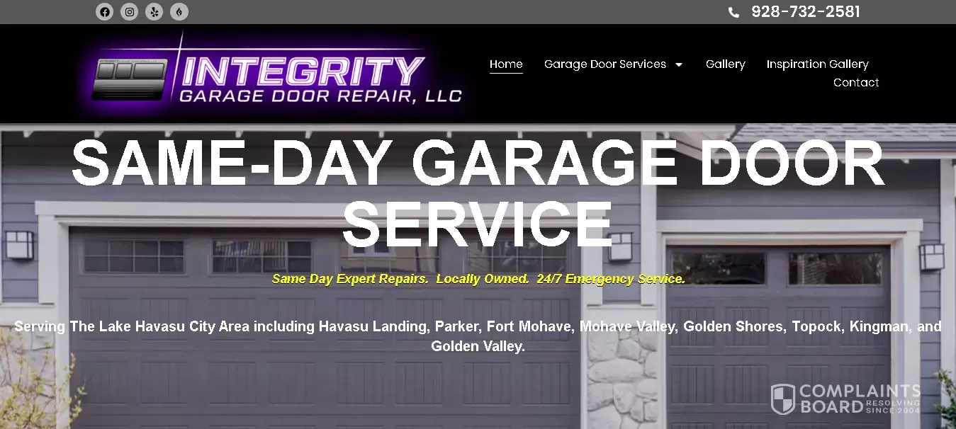 Integrity Garage Door Repair Customer Service Phone, Email, Address