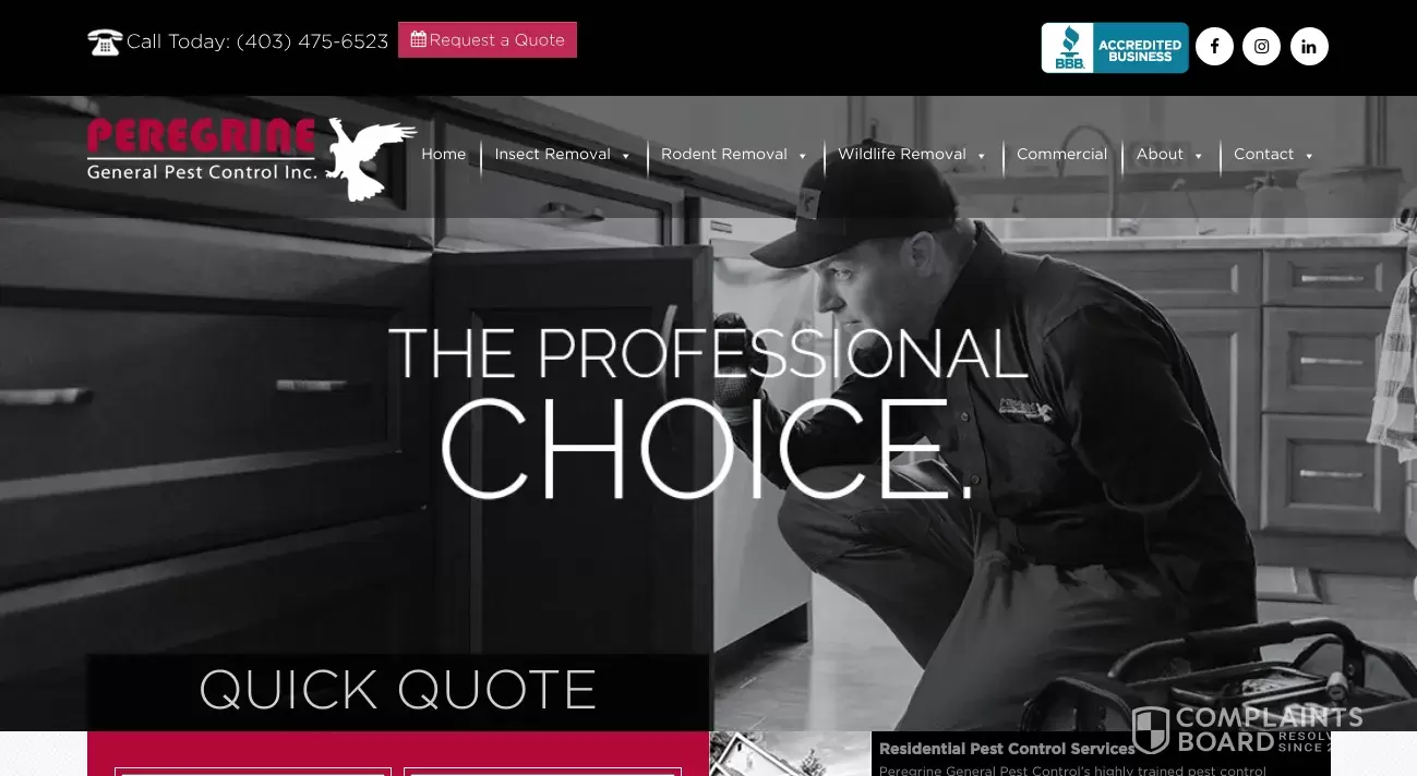 Peregrine General Pest Control Reviews 2024 All You Need to Know