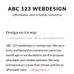 Abc123 Web Design Customer Service Phone, Email, Contacts
