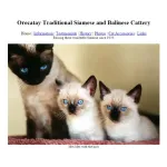 Orecatay Traditional Siamese and Balinese Cattery Logo