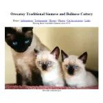 Orecatay Traditional Siamese and Balinese Cattery Profile
