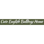 Cute English Bulldogs Home Logo