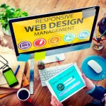 Internet Website Design Concepts Customer Service Phone, Email, Contacts