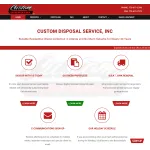 Custom Disposal Service Customer Service Phone, Email, Contacts