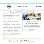 Emergency Medical Services University Customer Service Phone, Email, Contacts