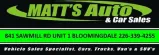 Matt's Auto and Car Sales Reviews and Complaints