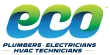Eco Plumbers, Electricians, and HVAC Technicians Logo