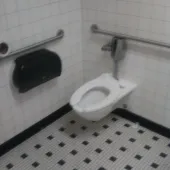 unsanitary restroom