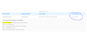 GeekBuying.com - product out of stock