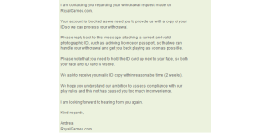 King.com - blocked my account after I requested to withdraw $10