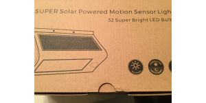 Next Deal Shop - Solar powered sensor light