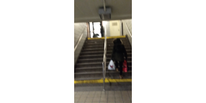 MTA - crack smoking in mta staircase
