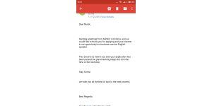 AIESEC International - not approaching seriously to an accepted candidate