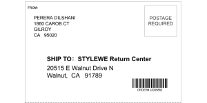StyleWe - order j2010561 and order j2005882