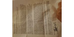 TD Bank - scam letter - michael burlington