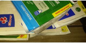 Clover - 5 packs of clover hard cheese 800g