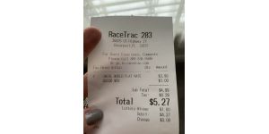 RaceTrac - cashier error