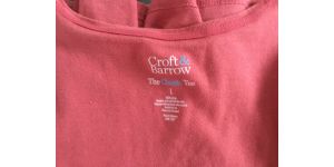 Kohl's - croft & barrow the classic tee