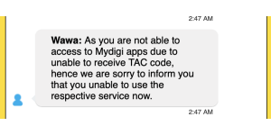 DiGi Telecommunications - Barring of phone unable to pay bills