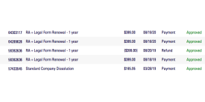 LegalZoom.com - Continues to charge my account for two years after deactivating my services