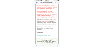 WorldRemit - Regarding cancellation