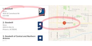 Goodwill Industries - the management at the goodwill store (located on camelback and 17th in phoenix az 1:30 pm april21/ 2021)