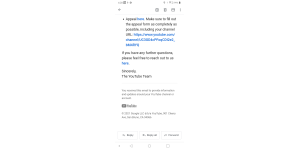 YouTube - Removed my channel without offering any explanations.