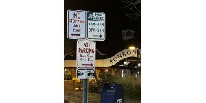 Long Island Rail Road [LIRR] - A real dumb parking signs