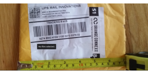 eBay - Men size 8 slipper/fraudulent 7inx5in envelop/fradulent review systems