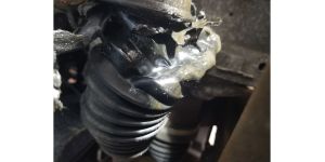 Canadian Tire - Damaged cv boot while replacing tie rod
