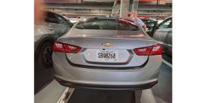 Avis - Rental agreement n. 486843873, plate n. Sbq8268 chevy malibu gray