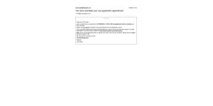 VFS Global - Refund in relation to cancelled appointments