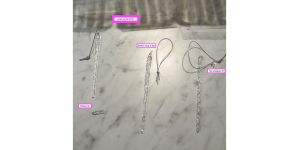 Bed Bath & Beyond - Set of 3 20 pack real spun glass hanging icicle ornaments