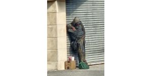 PC Richard & Son - Homeless lottering in front of store # 31