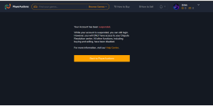PlayerAuctions - My account got suspended for no reason