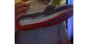 Reebok International - sole ripped apart