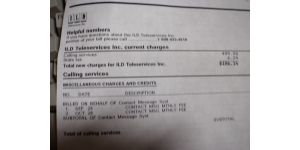 Verizon - third party billing