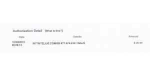 Intelius - unlawful charges to my cred. card