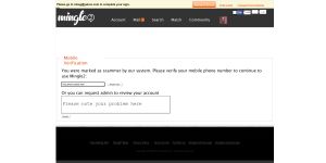 Mingle2 - Trying to get my phone number