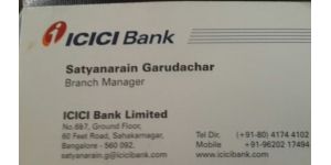 ICICI Bank - icici bank - big disaster &mdash;  icici bank bangalore gave fake debit card-fake ac number, invalid user id-robbed 500 us$- nre account