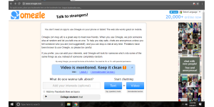 Omegle - plugin blocked