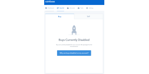Coinbase - unable to buy